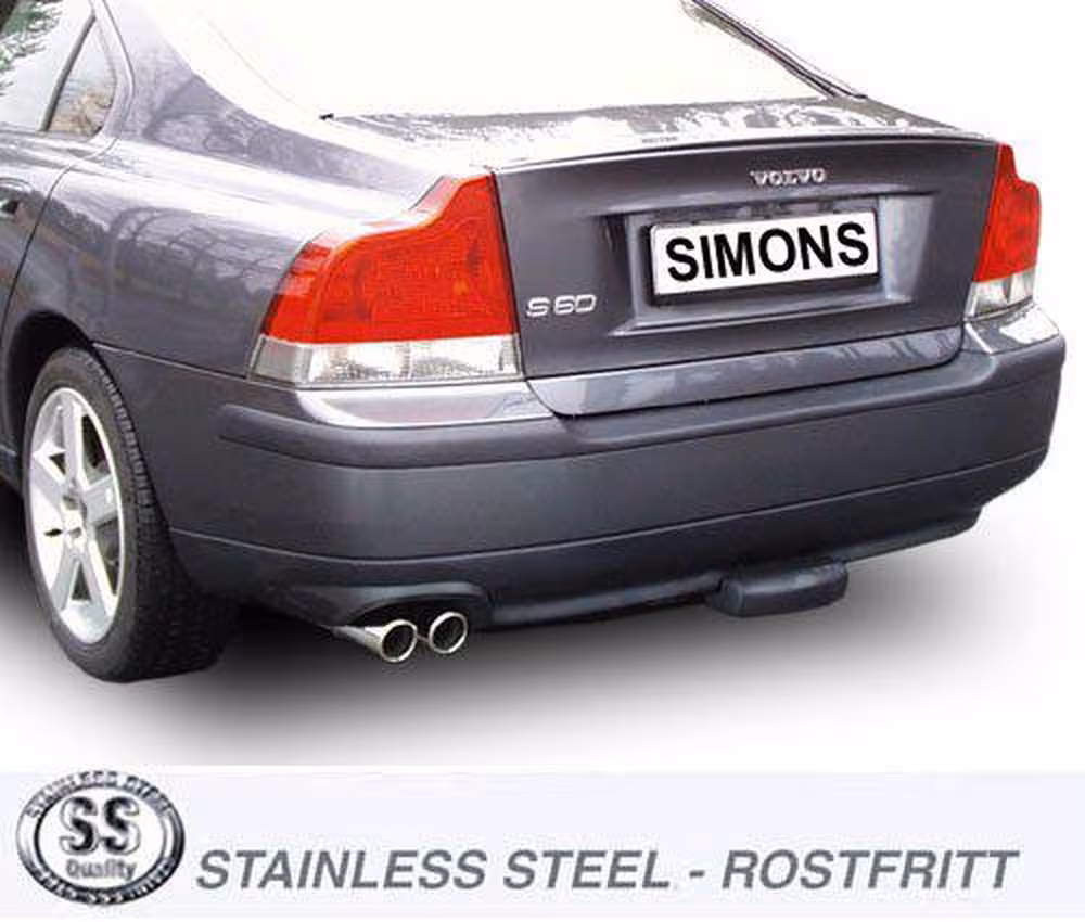 Eksosanlegg til Volvo S60, 2003-2007, V70R