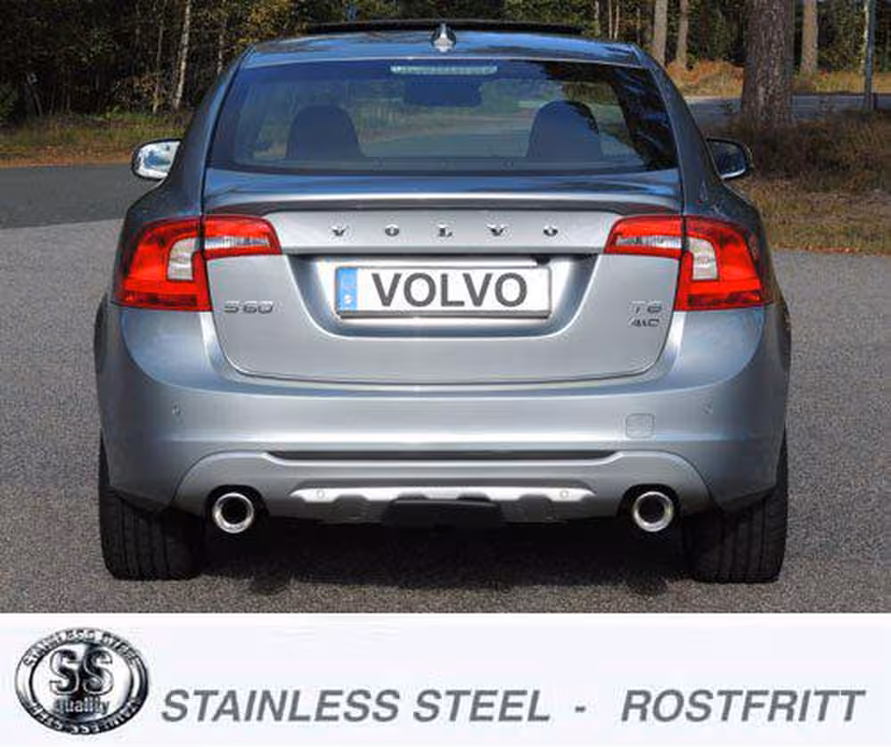 Eksosanlegg til Volvo S60, V60, AWD, T6, Sport, 2010-2018