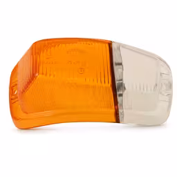 Blinkersglas till Volvo Amazon 1969–70, gul/vit, höger