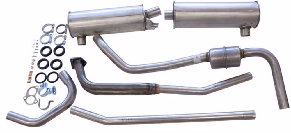 Eksosanlegg for Volvo 140, 1970-73, B20E
