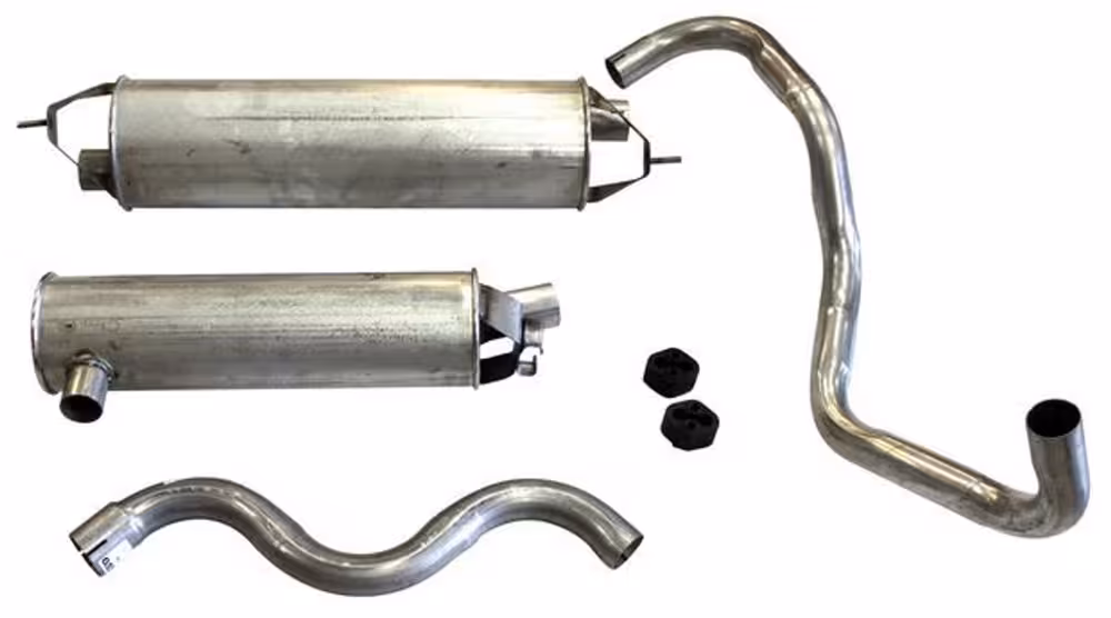 Eksosanlegg halvsett for Volvo 240, 260 1975-93, uten turbo
