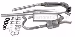 Eksosanlegg for Volvo Amazon, 1967–70