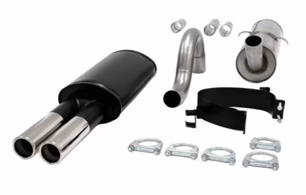 Eksosanlegg 2.5" sport til Volvo 740, 940, 1985