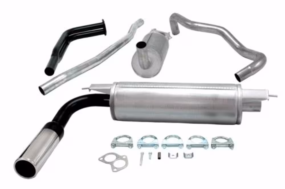 Eksosanlegg for Volvo 240, 1976-88, 2" sport uten katalysator
