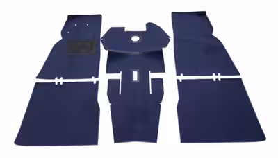 Tapijtset voor Volvo Duett, blauw textiel