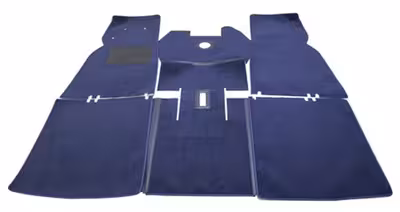 Tapijtset voor Volvo PV544, blauw textiel