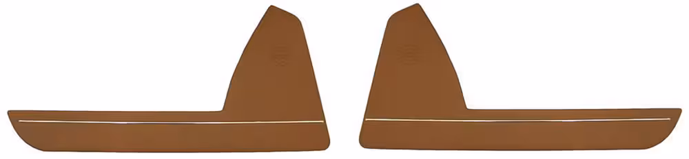 Dørpaneler brune nedre til Volvo 1800S, 1964-69