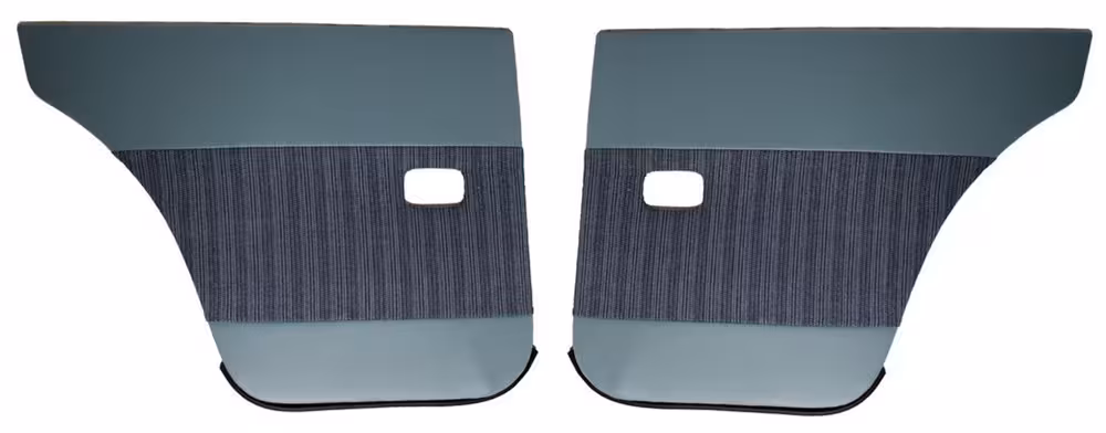 Rear door panels for Volvo Amazon 4-door, 1960-61, blue