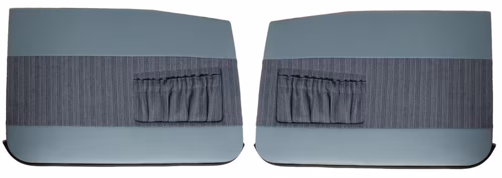 Dørpaneler foran til Volvo Amazon 4d, 1960-61, blå