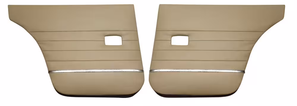 Bakdørpaneler til Volvo Amazon 4d, Amazon Kombi, 1962-63, nougat