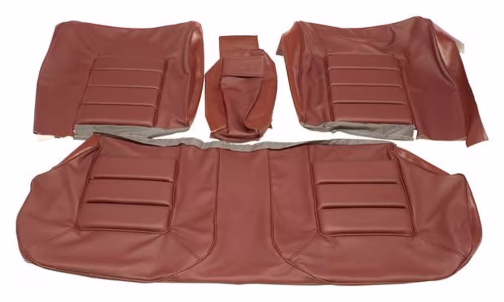 Kledsel baksete til Volvo 140GL, 164 1970-74 vinrød ch 22323
