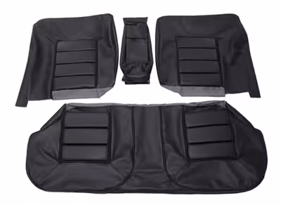 Achterbankbekleding voor Volvo 164 1970 zwart ch -22322