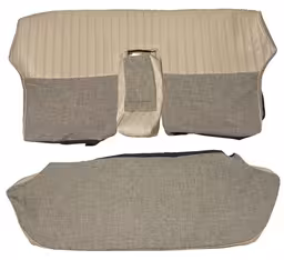 Baksetetrekk til Volvo Amazon 4d 1959-60 grå/beige