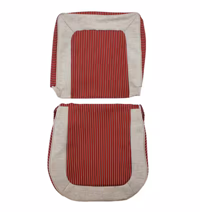Voorstoelhoes Volvo 445 1956-57 rood/grijs