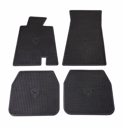Mattenset accessoires voor Volvo 164 1972, zwart rubber