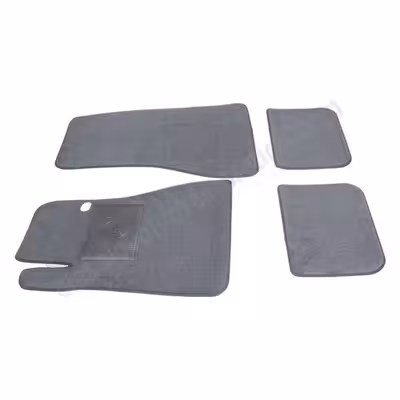 Tapijtset accessoires voor Volvo 1800E, 1800ES, grijs textiel