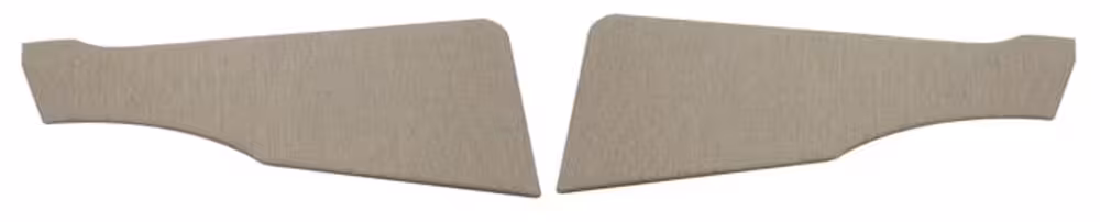 Paneler bak øvre side for Volvo PV444LS 1957, gråbeige