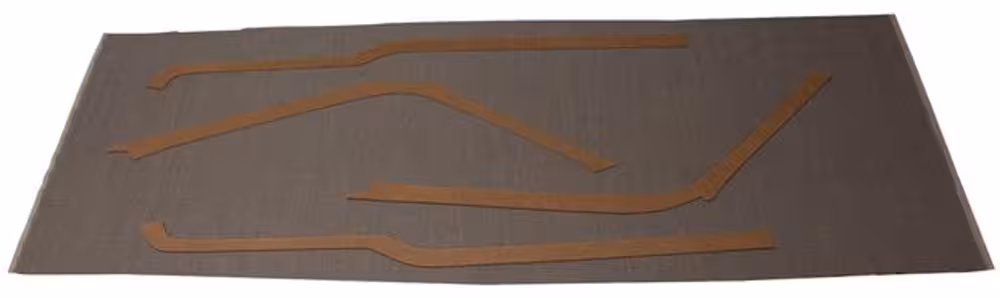 Panelsett B-stolpe/over dør til Volvo Duett 1958-60 gråsvart