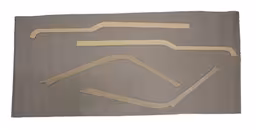 Panelsett B-stolpe/over dør for Volvo Duett 1962-63 nougat