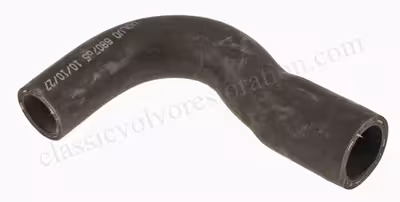 Radiatorslang (onderkant) voor Volvo Amazon, 1800E, 1800ES, 140, siliconen.