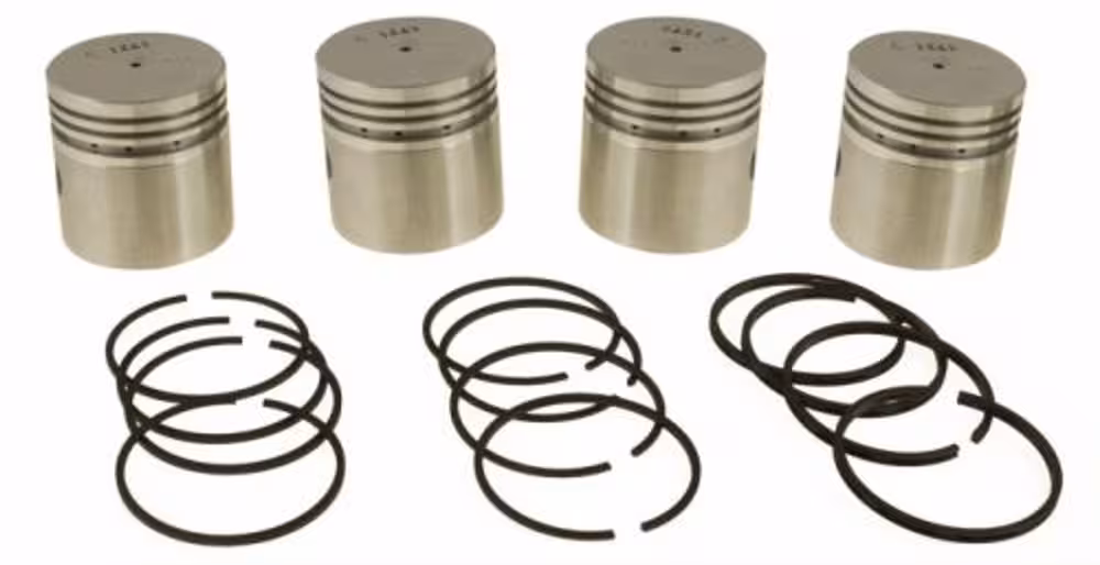 Stempelsett med ringer 0, 020" til Volvo B4B, med ringar, 0,020"