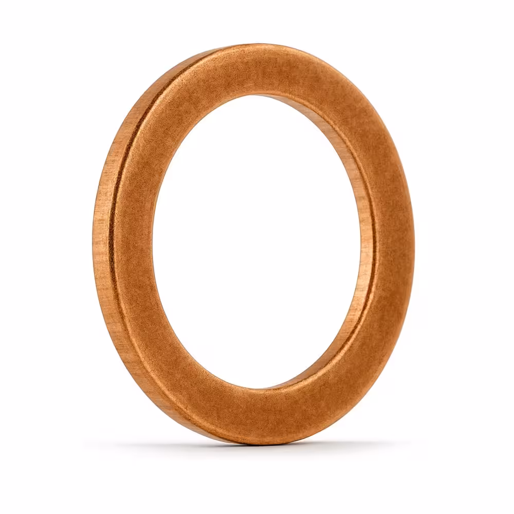 Kobberskive til Volvo D24, D5252T, 29x22x1,5