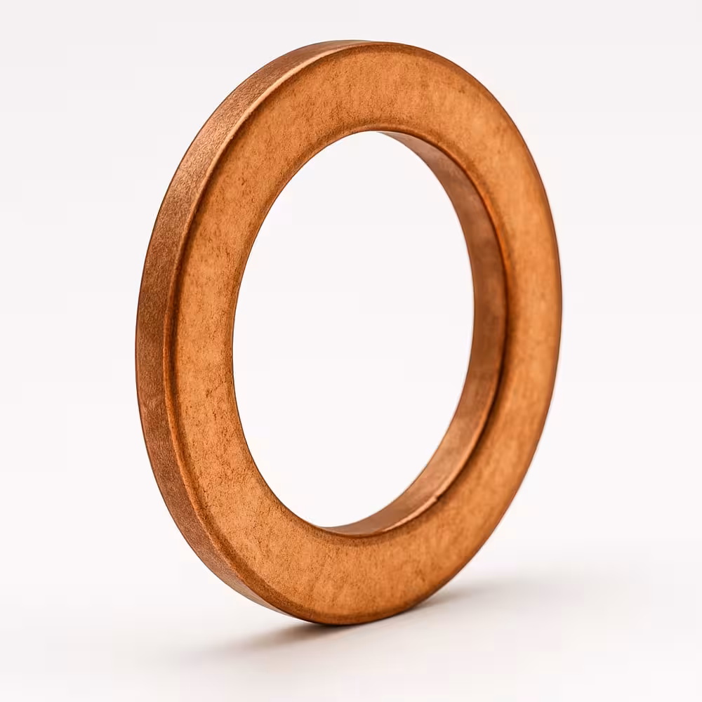 Kobberskive 10,3x15,7x0,8 mm for Volvo PV444, PV544, Duett, Amazon, Amazon Kombi, 1800