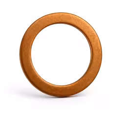 Kobberskive 13,3x18,7x1,25 mm for Volvo PV444, PV544, Duett, Amazon, Amazon Kombi
