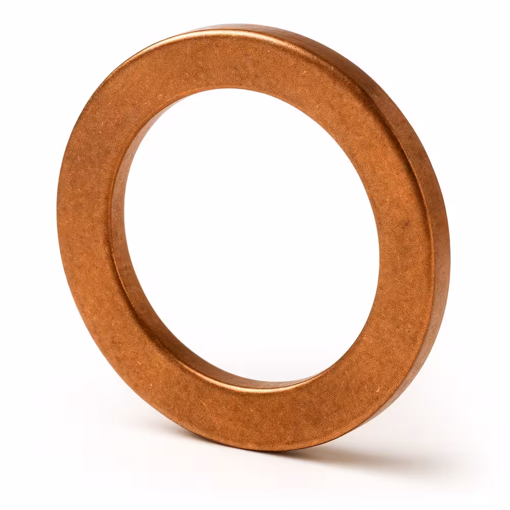 Kobberskive 13,3x18,7x1,25 mm for Volvo PV444, PV544, Duett, Amazon, Amazon Kombi