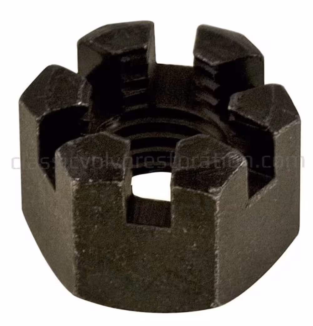 Kronemutter M12-1.5x14 øvre kulebolt for Volvo PV444, Duett, Amazon, Amazon Kombi, 1800