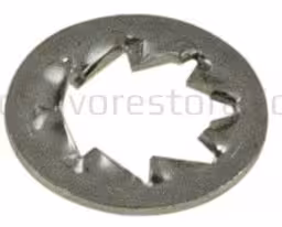 Låseskive 4 mm tagget skive universal