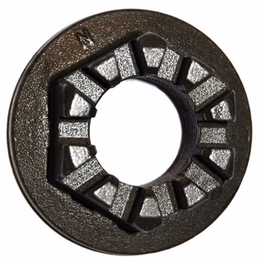 Mutter bremsenav foran M18 for Volvo 240, 260, 262, 740, 760, 780