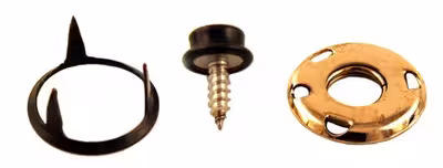 3-teiliges Druckknopfsystem für Volvo 1800, Teppich
