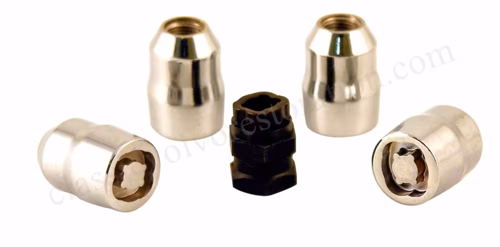 Hjulmuttersett UNF for Volvo PV, Duett, Amazon, 1800, 140, 164