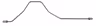 Brake line, L