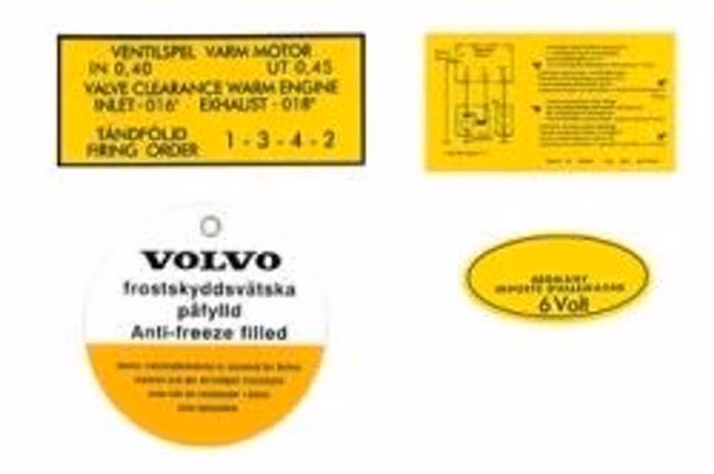 Aufklebersatz für Volvo B16A