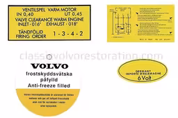 Dekalsett til Volvo B16A