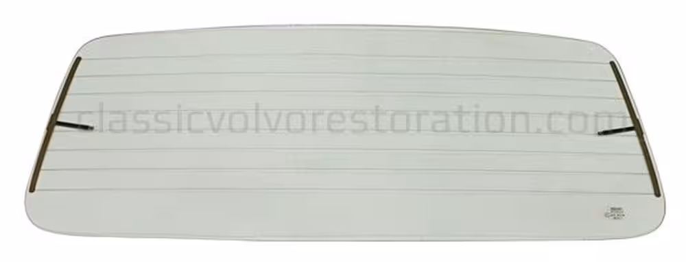 Bakrute til Volvo Amazon Kombi, klar, elektrisk oppvarmet