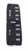 Temperature gauge (water and oil)