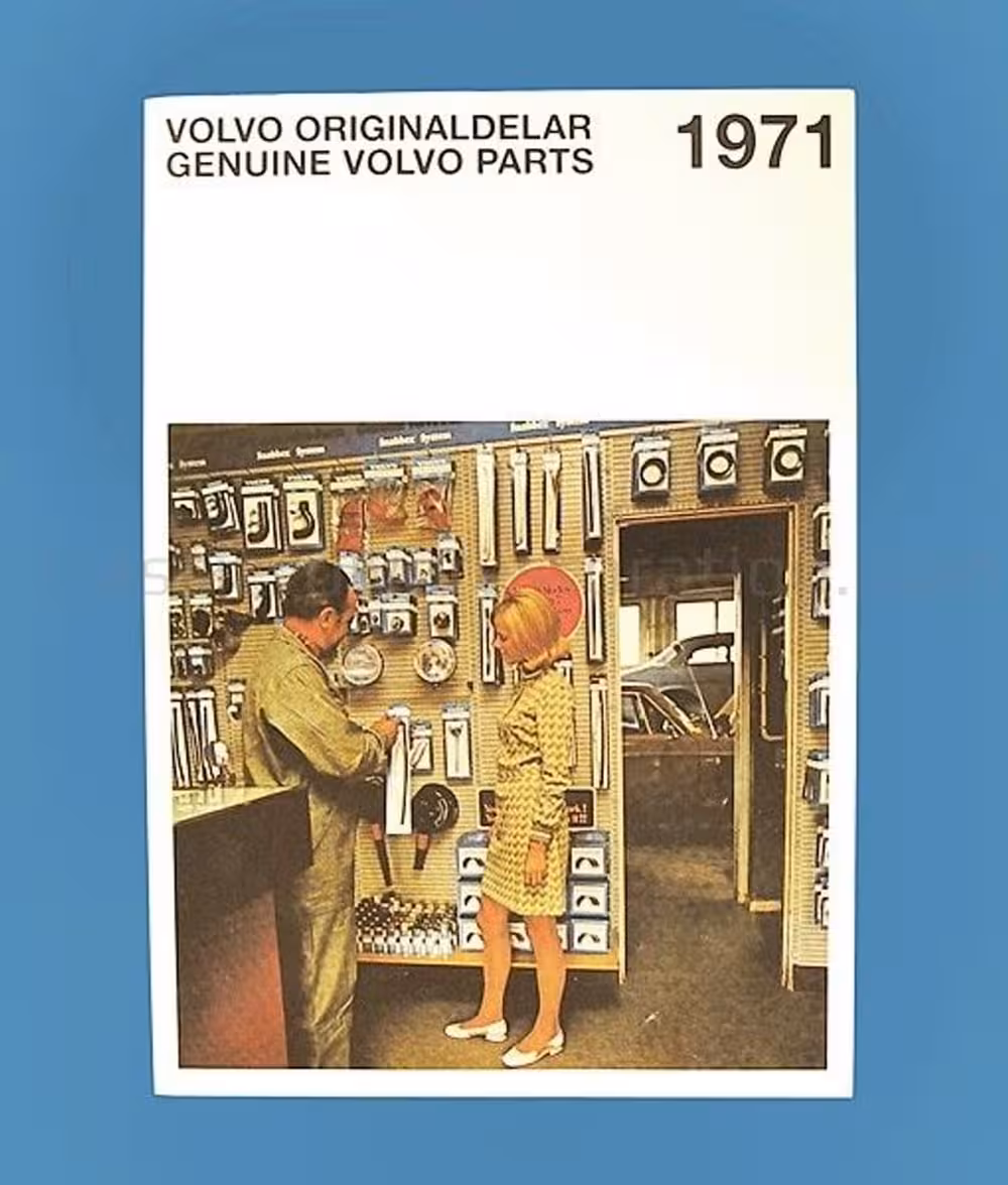 Reservedelskatalog for Volvo PV544, Duett, Amazon, 140, 164 1962–71, svensk