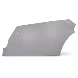 Grijze kartonnen zijkanten voor de bagageruimte van Volvo Amazon (links, spiegelbeeld)