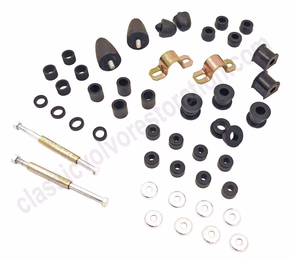 Foringssett foran for Volvo PV444, PV544, Duett polyuretan
