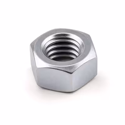 Mutter UNC 5/16-18 till Volvo PV, Duett, Amazon, 140, 164, 1800, 240, 260, 740, 760, 780, 940, 960, S90, V90, h=6,5 mm, grenrör, Volvo OE 955826, art.nr 181602123