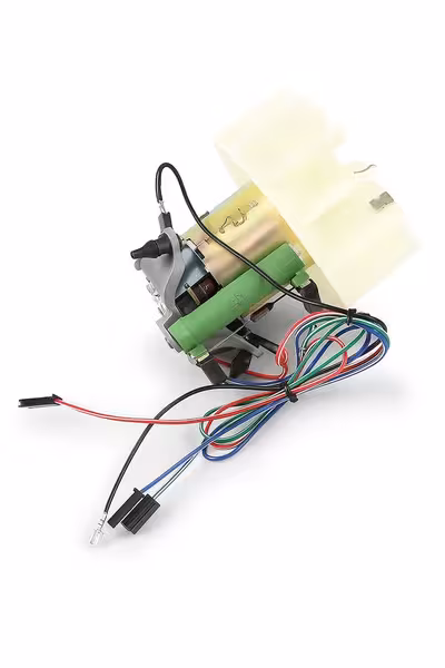 Ventilatormotor voor Volvo 140, 164 (vanaf 1973), 240, 260, 265 zonder airconditioning.