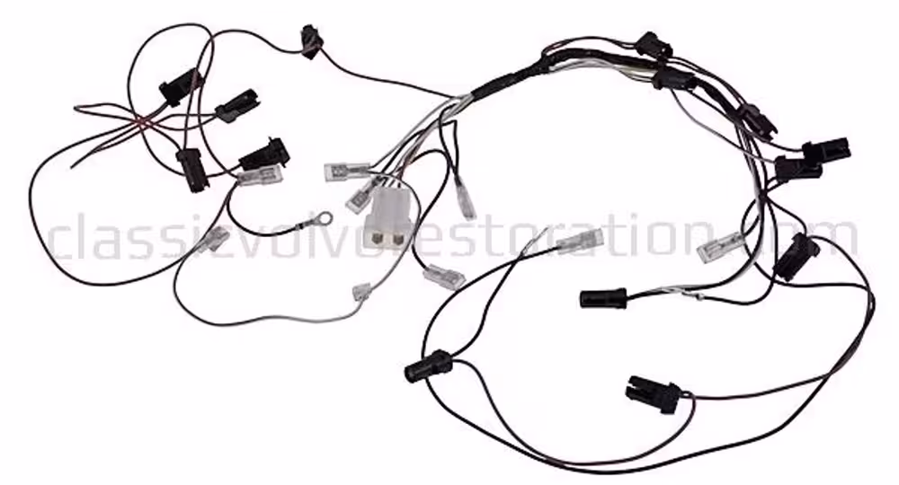 Ledningsnett for Volvo 1800E, 1800ES 1970-72