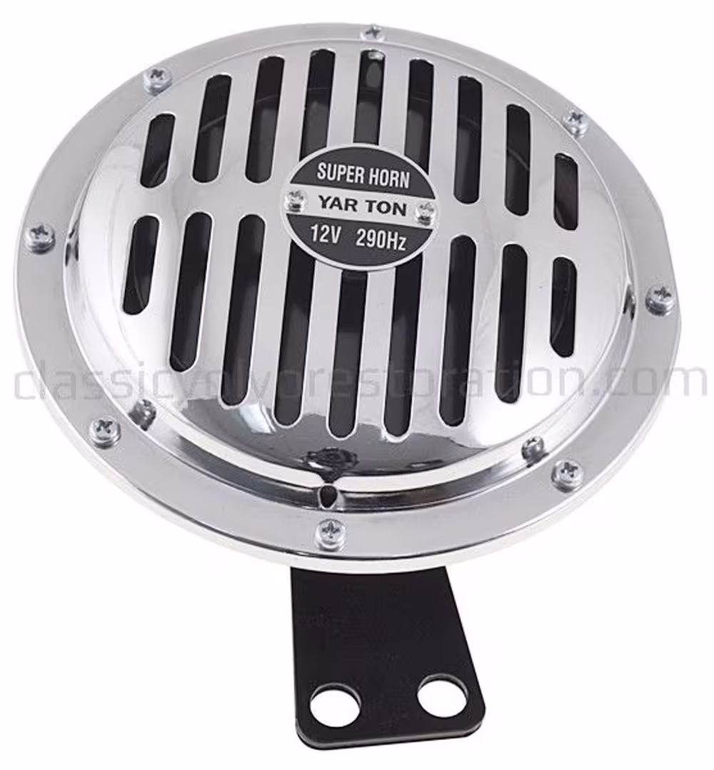 Horn 12V 150 mm universal krom