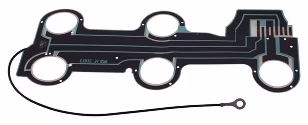 Kretskort bak for Volvo 740, 760 1982-89, venstre
