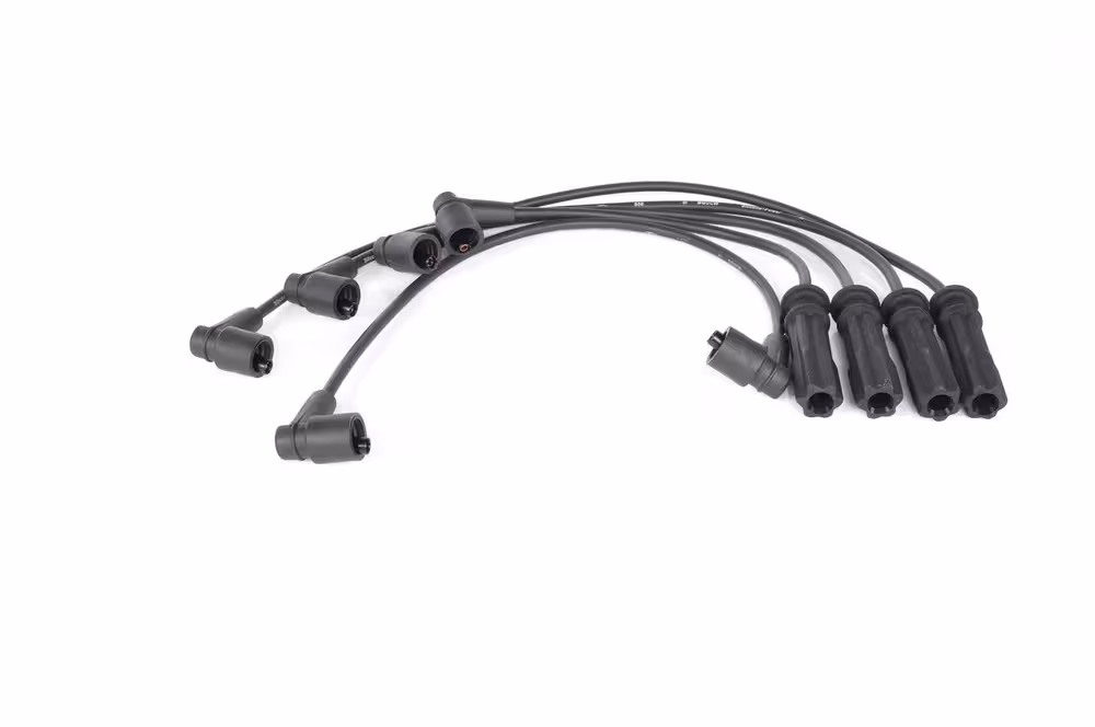 Tennkabelsett til Volvo 740, 940, B200, B230E,F,K,ET,FT, svart