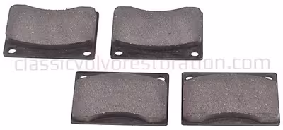 Remblokken 2-circuit voor voor Volvo Amazon, 1800, 140, 240