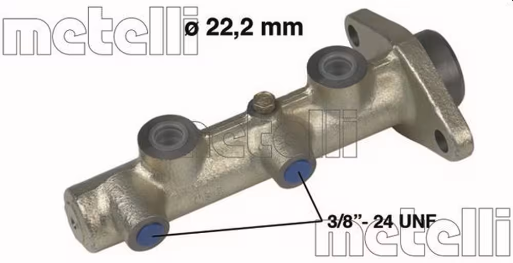 Hovedsylinder brems til Volvo Amazon, 140, 1969-1970, 22,2 mm